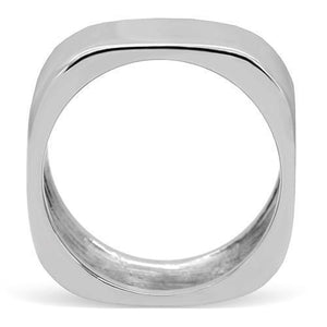 TK208 - High polished (no plating) Stainless Steel Ring with No Stone