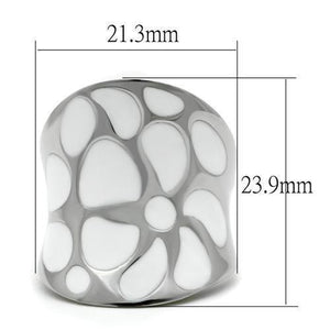 TK224 - High polished (no plating) Stainless Steel Ring with No Stone