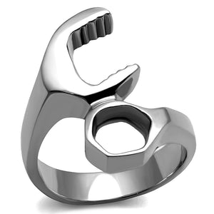 TK2396 High polished (no plating) Stainless Steel Ring with No Stone in No Stone - Joyeria Lady