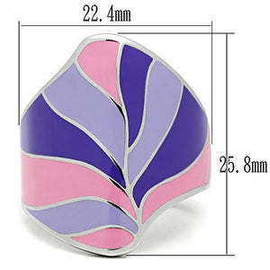 TK256 - High polished (no plating) Stainless Steel Ring with No Stone