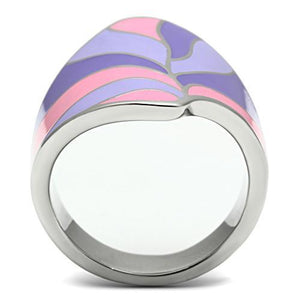 TK256 - High polished (no plating) Stainless Steel Ring with No Stone