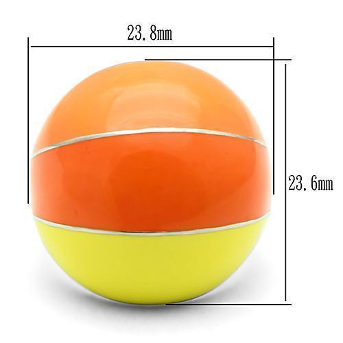 TK257 - High polished (no plating) Stainless Steel Ring with No Stone - Joyeria Lady