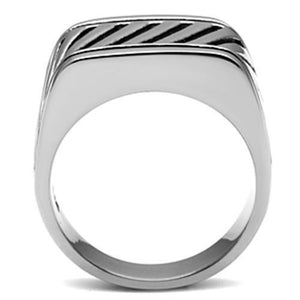 TK380 High polished (no plating) Stainless Steel Ring with No Stone in No Stone