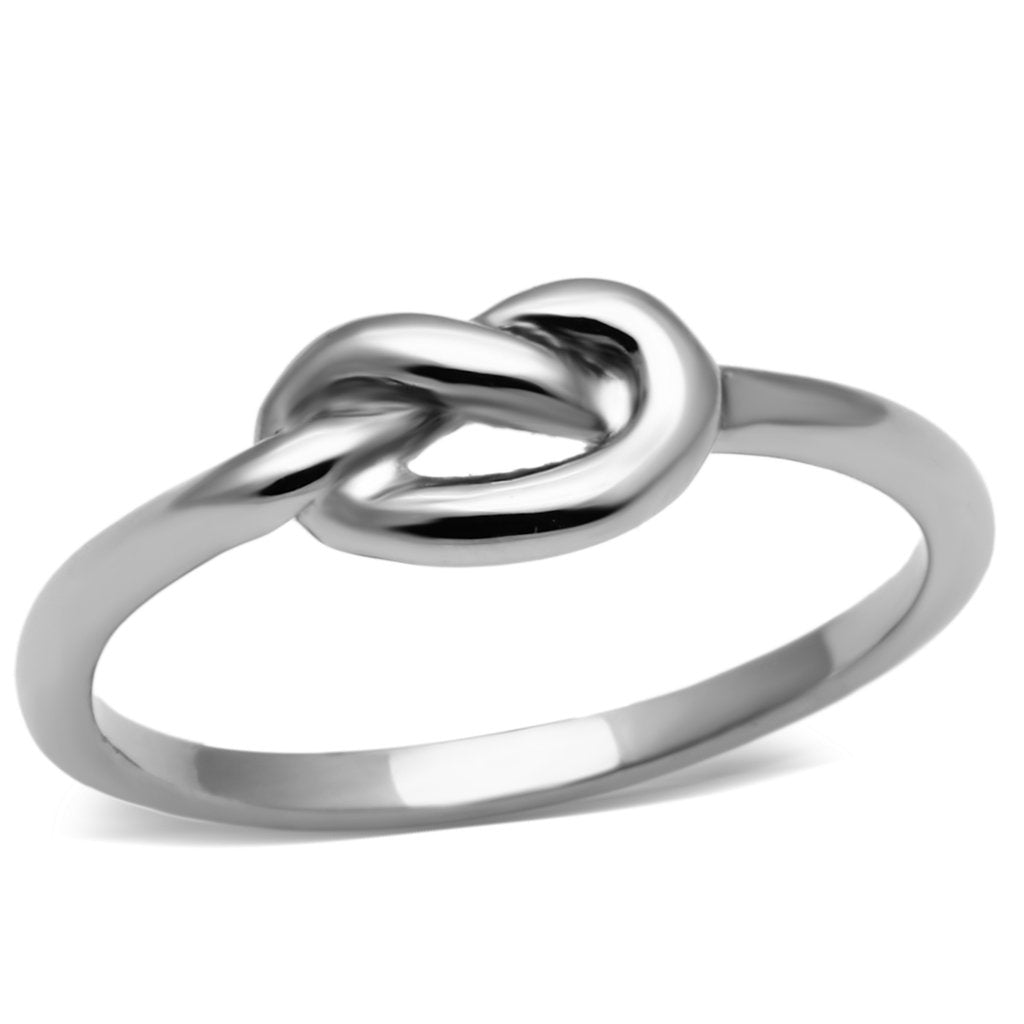 TK630 - High polished (no plating) Stainless Steel Ring with No Stone - Joyeria Lady